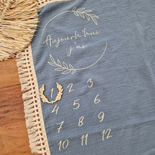 Charger l'image dans la galerie, Couverture étape bébé personnalisée