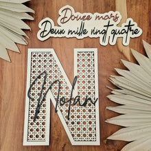 Charger l'image dans la galerie, citation en bois style néon prénom personnalisé