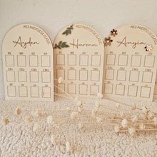 Charger l'image dans la galerie, cadre scolaire en bois personnalisé prénom