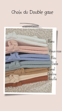 Charger l'image dans la galerie, Carnet de santé personnalisable en gaze de coton - Collection COEUR