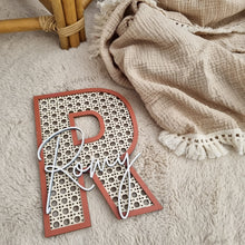 Charger l'image dans la galerie, décoration prénom bébé cadeau naissance bois