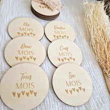 Charger l'image dans la galerie, kit cartes étapes photo bébé avec prénom