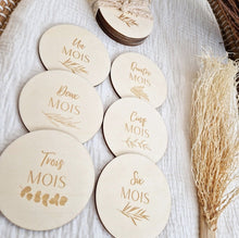 Charger l'image dans la galerie, kit cartes étapes photo bébé avec prénom